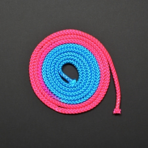 니스포 리듬체조 줄 - 3미터 2TONE B/P (블루-핑크 / 2색 혼합)