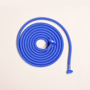 니스포 리듬체조 줄 165-HEAVY 3미터 블루 (파란색/BLUE) 전문가용 165g 리듬체조 로프