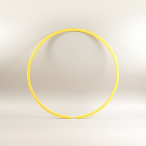 니스포 리듬체조 후프 - FLAT 주니어 75cm 옐로우 (노란색/YELLOW)