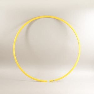 니스포 리듬체조 후프 - FLAT 시니어 85cm 옐로우 (노란색/YELLOW)